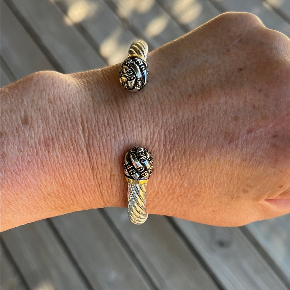 Elegant Silver and Gold colored Women's Bracelet